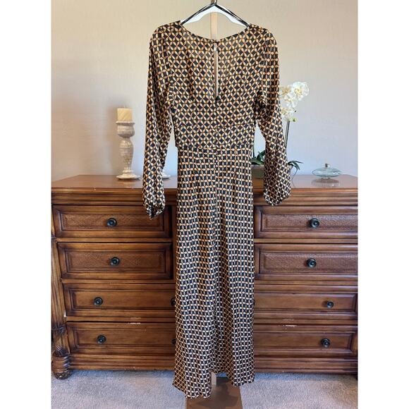 MINKPINK Valentina Maxi Dress Black Floral S NWT Sold Out - Picture 6 of 11